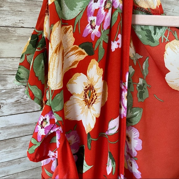 Floral Waterfall Kimono | Promesa | Size Med - Picture 5 of 7